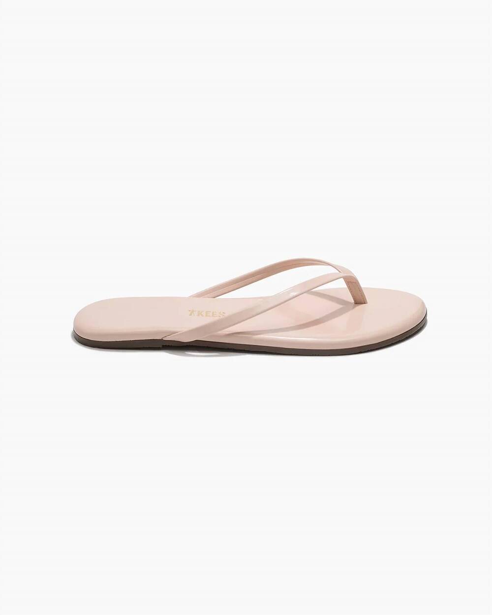 NEW TKEES women's lily glosses slippers in whipped cream